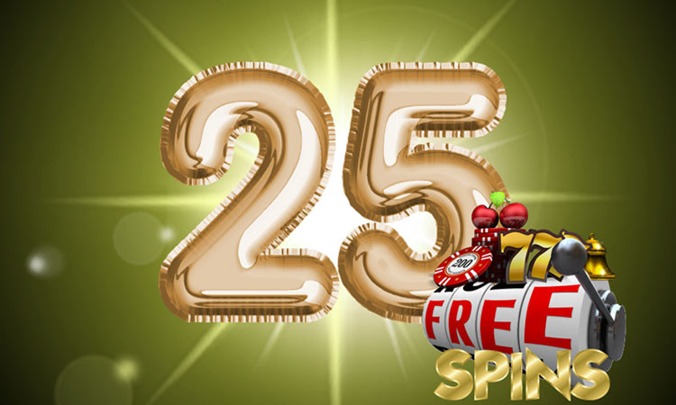 25 free spins on sign up